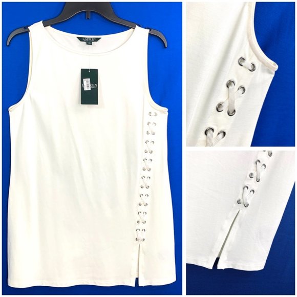 Lauren Ralph Lauren Tops - NWT🤩I•RALPH LAUREN•| Laced Sleeveless Top